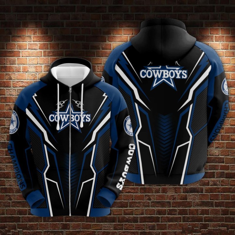 Dallas Cowboys Limited Hoodie S333 - Back View
