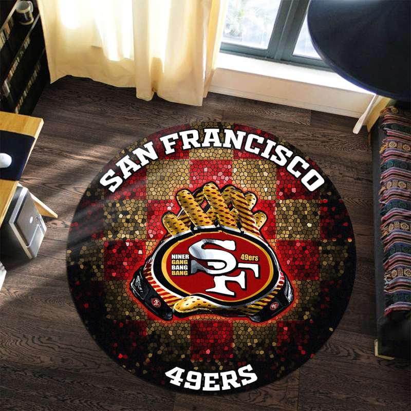 San Francisco 49ers Round Rug