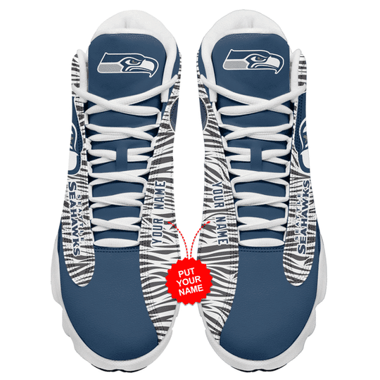 Seattle Seahawks AJD13 Sneakers Side View