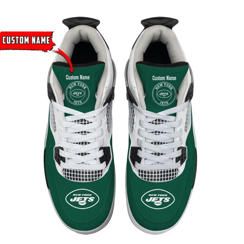 Custom New York Jets AJ4 Sneaker