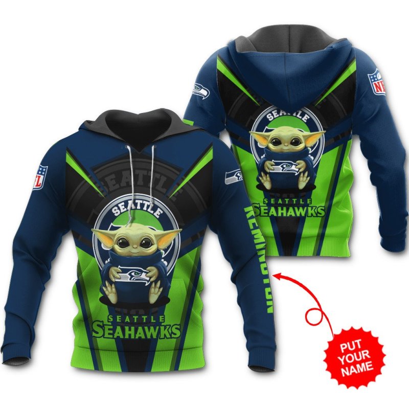 Seattle Seahawks Personalized Hoodie
