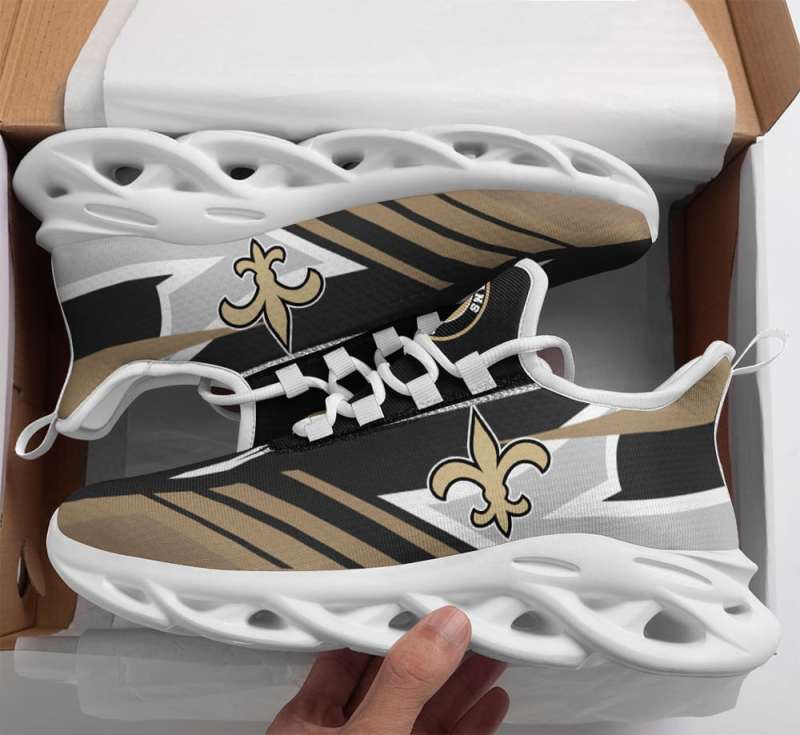 New Orleans Saints Yezy Running Sneakers Image 2