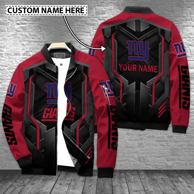 New York Giants Customized Bomber Jacket