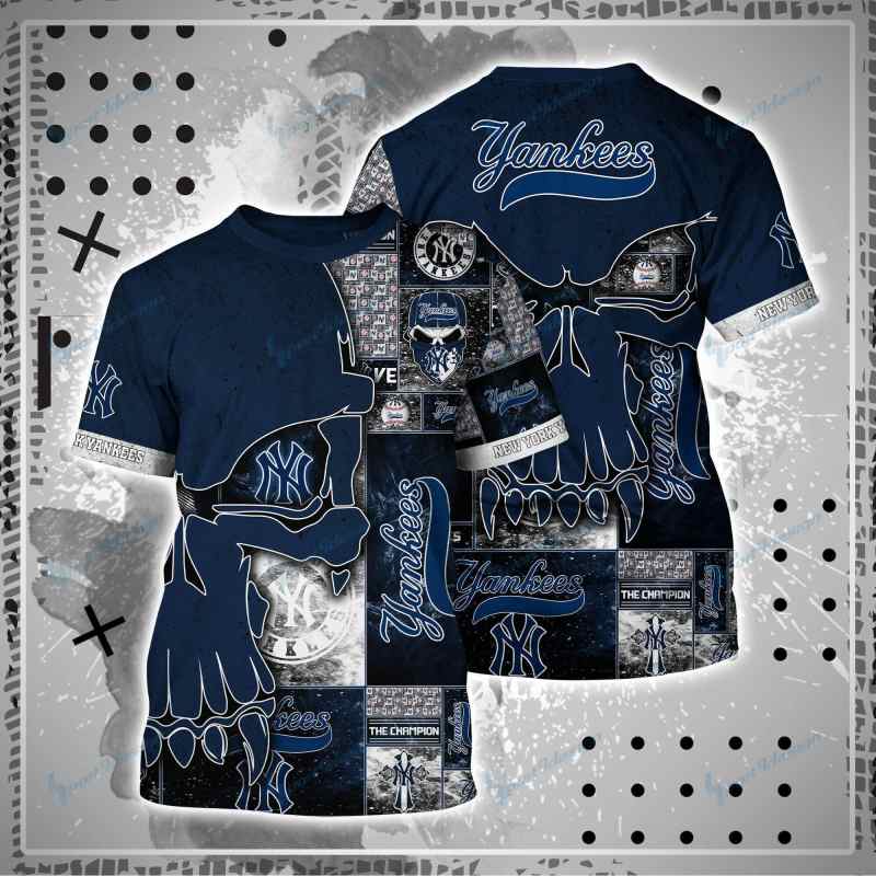 New York Yankees Shirt and Shorts BG62 - Image 2