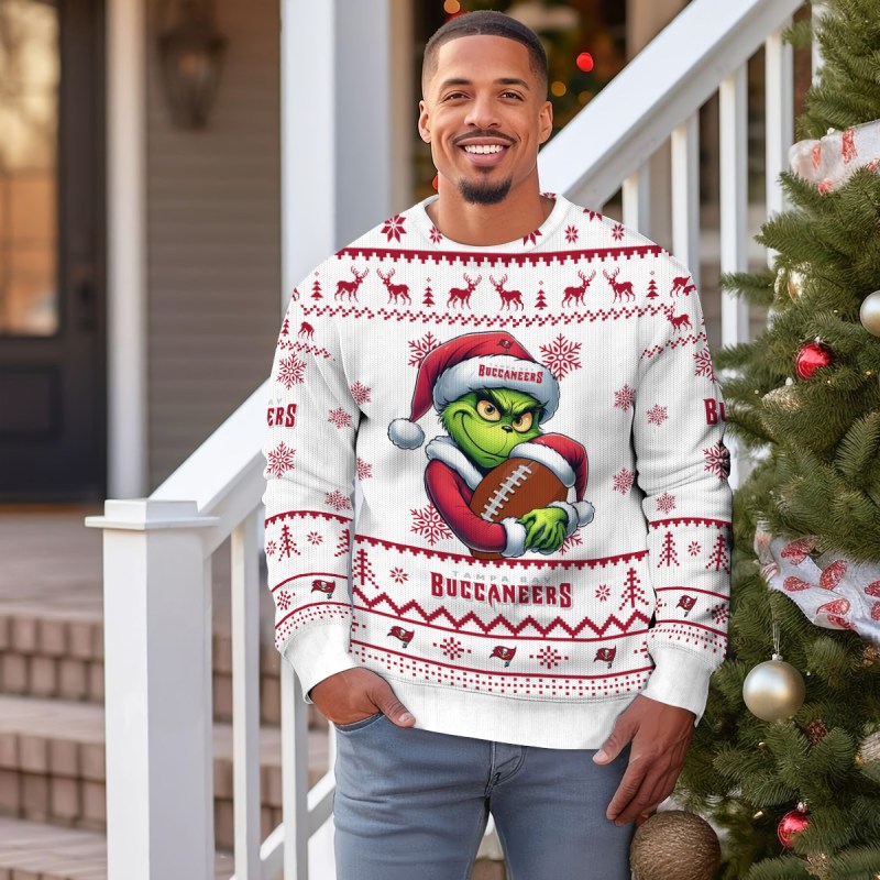 Tampa Bay Buccaneers Ugly Christmas Sweater in Action