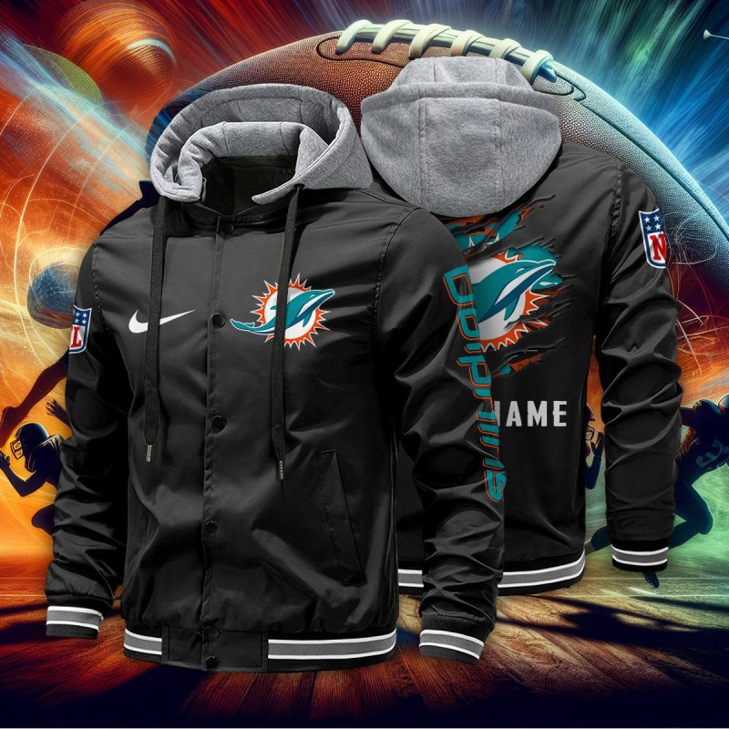 Miami Dolphins Jacket Detail