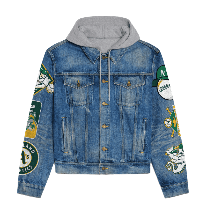 Stylish Hooded Jacket for Oakland Athletics Fans