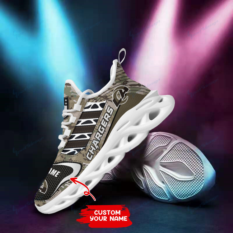 Los Angeles Chargers Yezy Running Sneakers