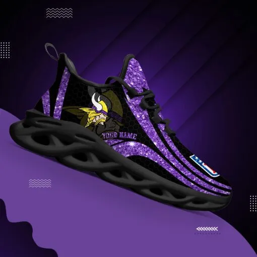 Minnesota Vikings Personalized Yezy Running Sneakers