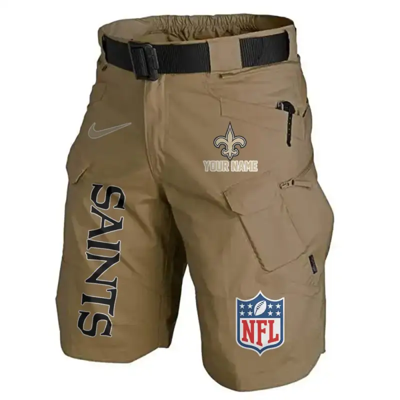 New Orleans Saints Front Pockets Shorts