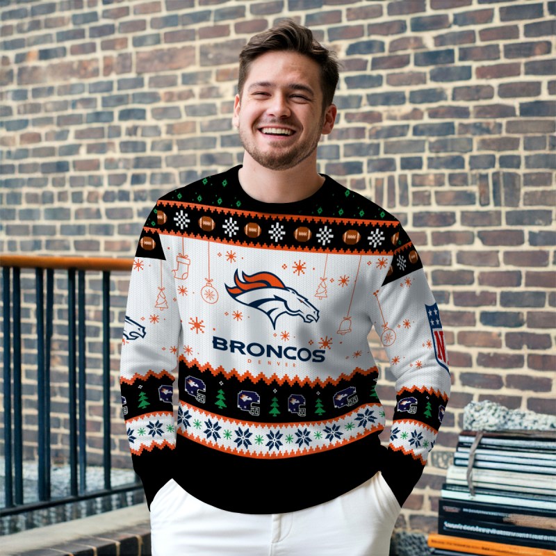 Denver Broncos Ugly Christmas Sweater 4