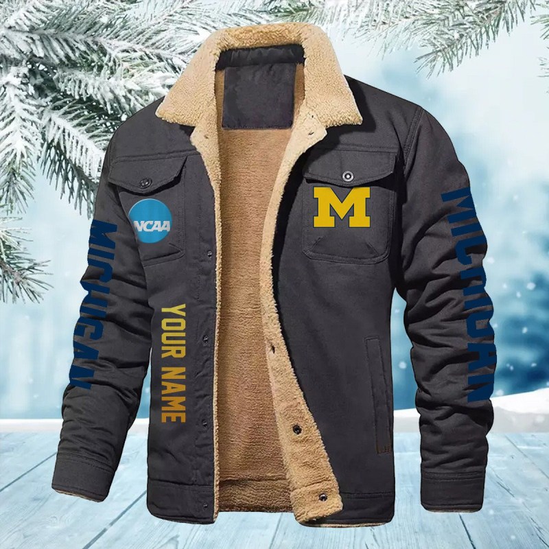 Michigan Wolverines Jacket Image 4
