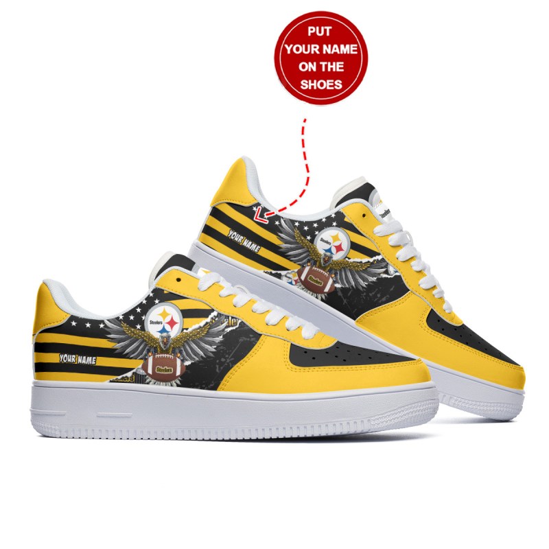 Pittsburgh Steelers Personalized AF1 Shoes Image 2