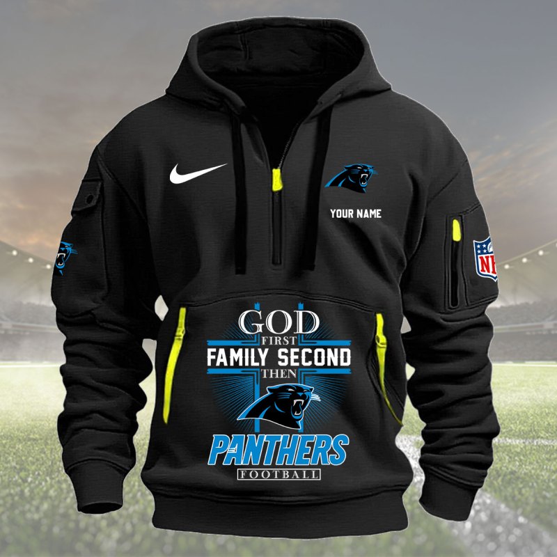 Black Carolina Panthers Hoodie