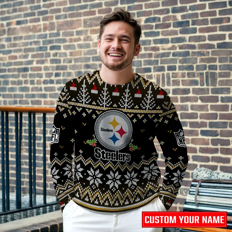 Pittsburgh Steelers Ugly Christmas Sweater - Image 3