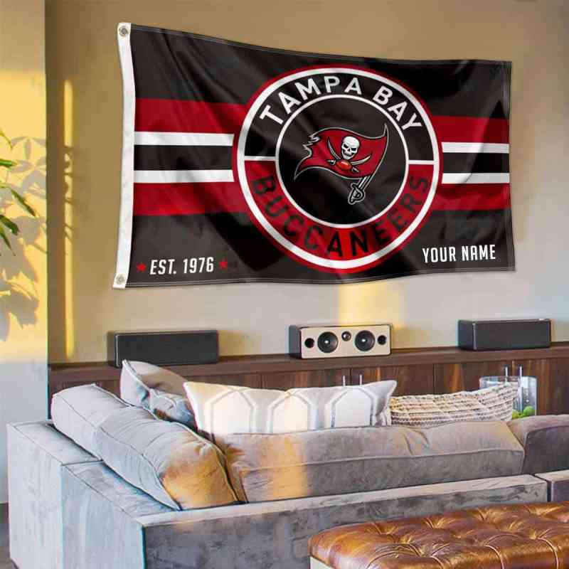 Tampa Bay Buccaneers Personalized Flag