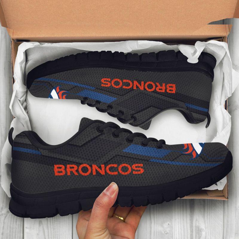 Denver Broncos Sneakers Side View
