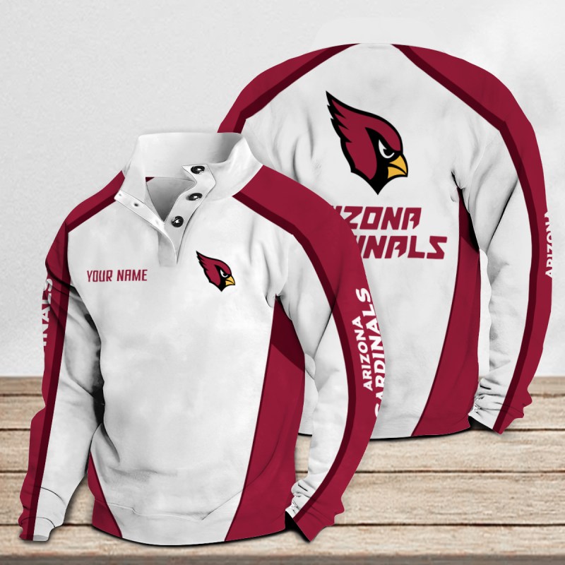 Arizona Cardinals Casual Stand Collar Sweatshirt
