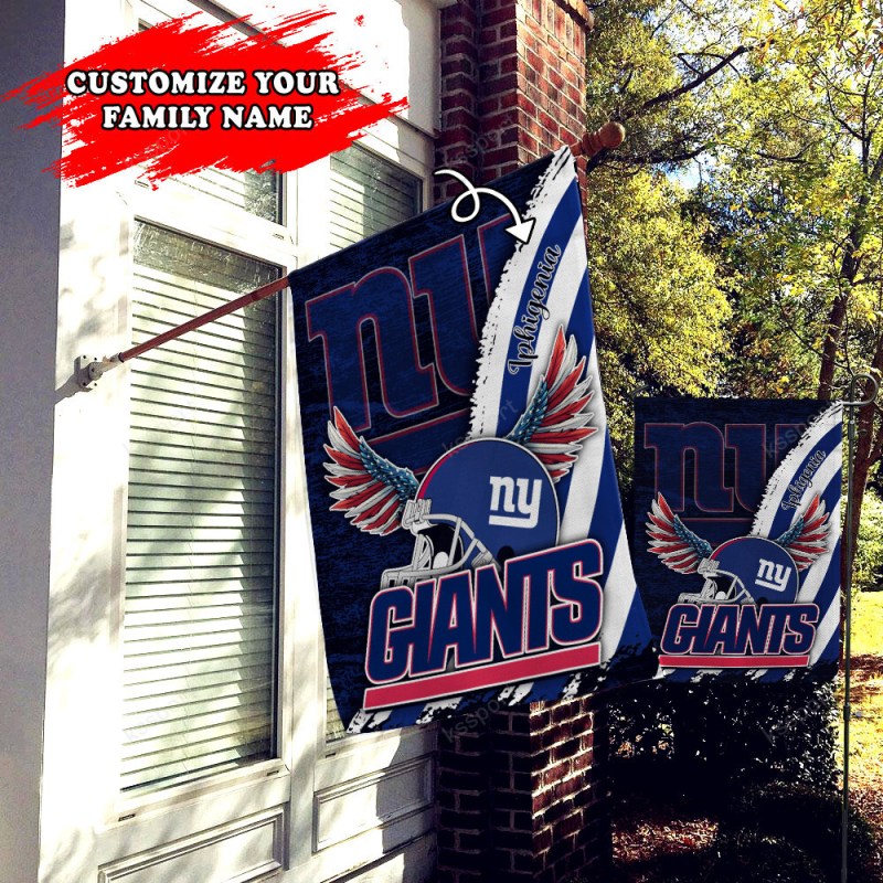 New York Giants Personalized Flag