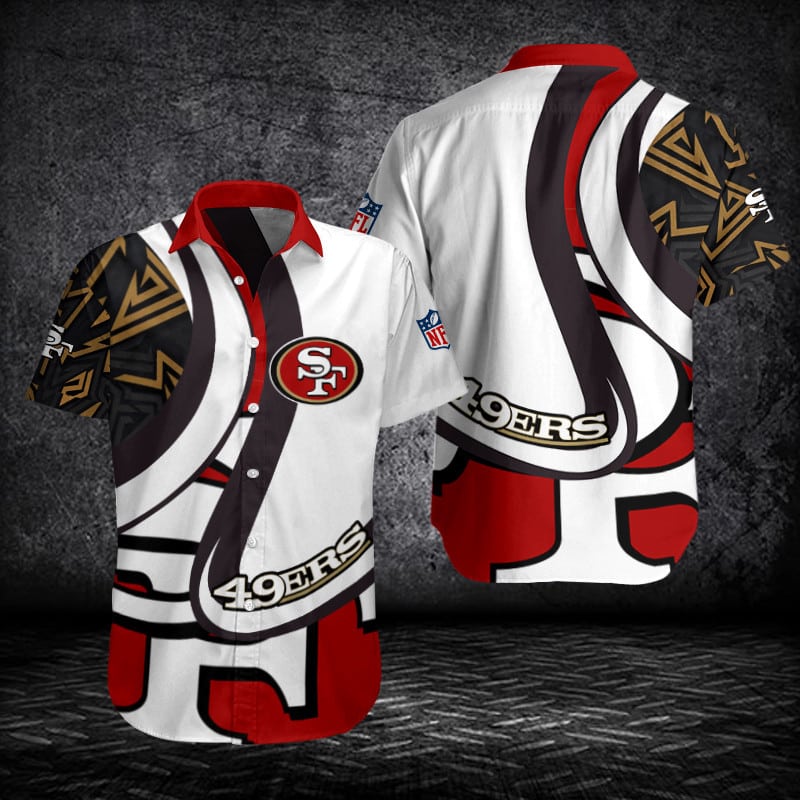 Sizing Chart for San Francisco 49ers Button Shirt