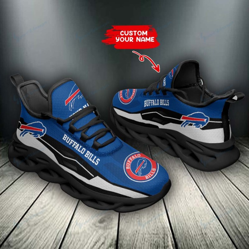 Buffalo Bills Personalized Yeezy Running Sneakers Top View