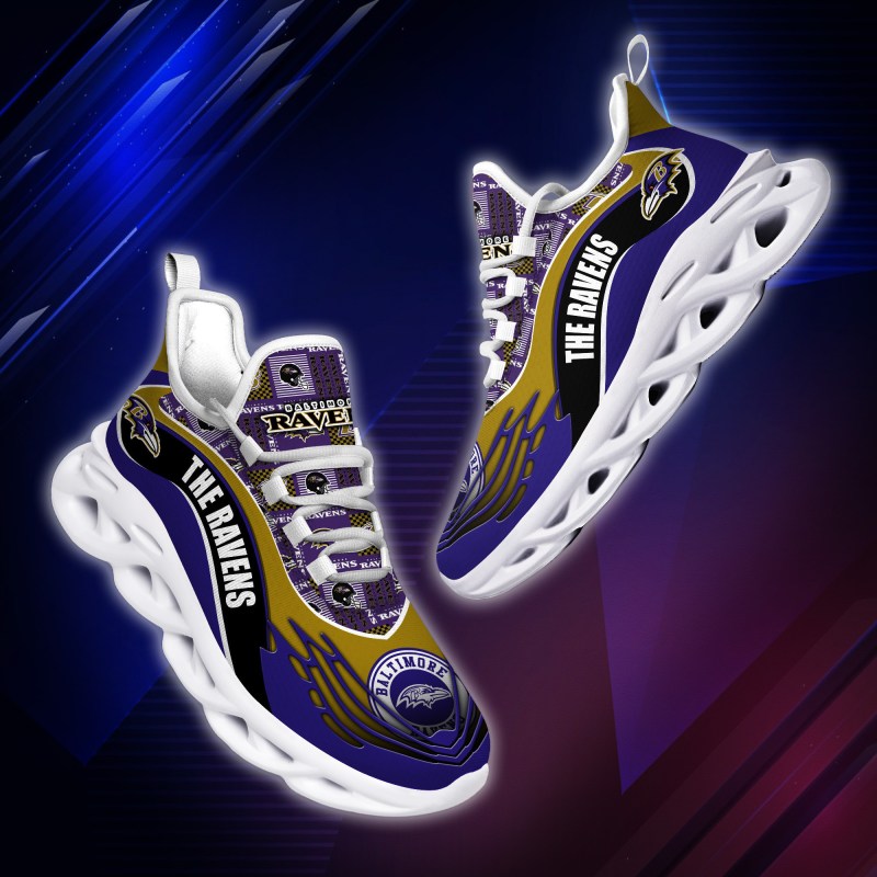 Baltimore Ravens Yezy Running Sneakers