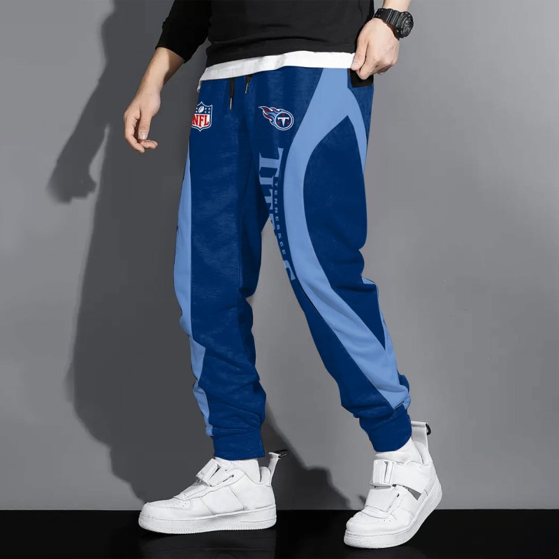 Tennessee Titans Drawstring Joggers Side View