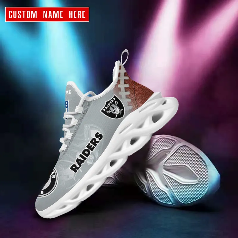Las Vegas Raiders Personalized Sneakers - SPDMS783