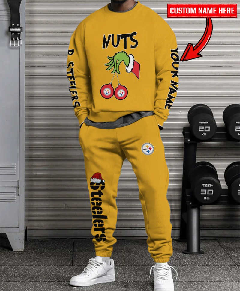 Pittsburgh Steelers Sweatshirt and Sweatpants Christmas Collection