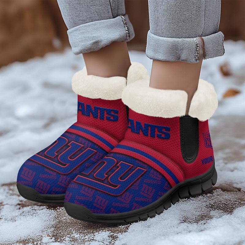 New York Giants Comfy Winter Snow Boots