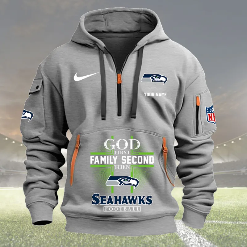 Seattle Seahawks Gray Hoodie