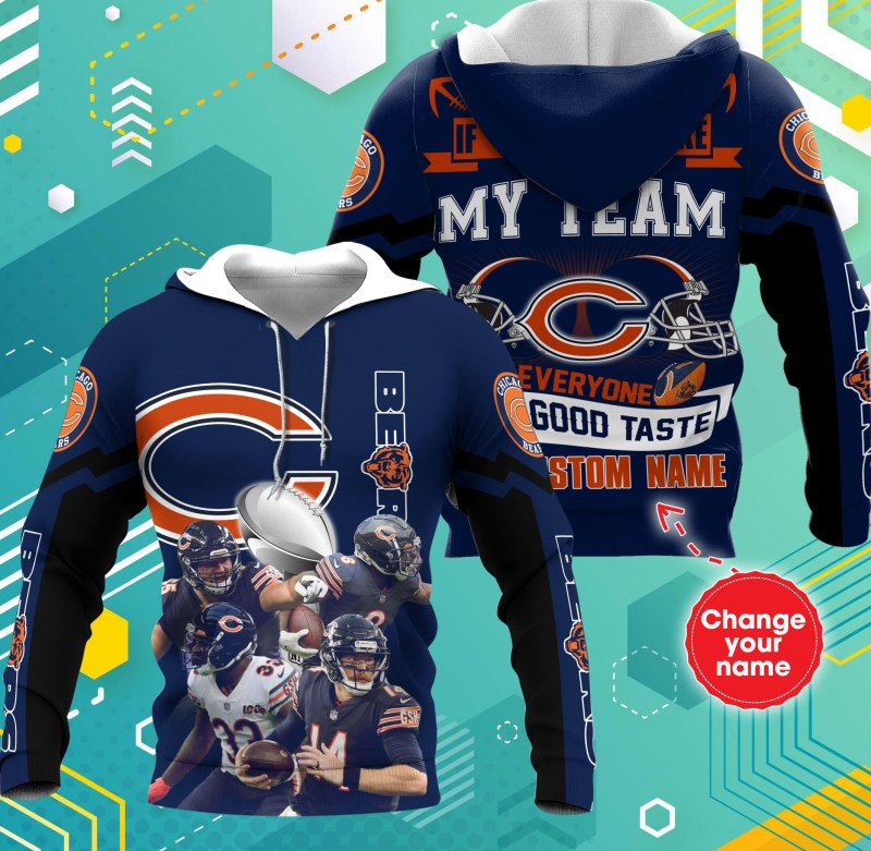 Chicago Bears Personalized Ugly Christmas Sweater