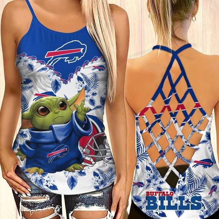Buffalo Bills NFL Criss-Cross Tank Top