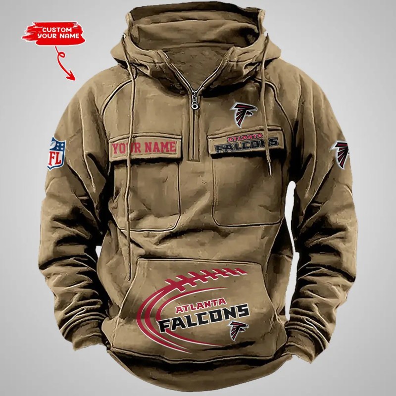 Atlanta Falcons zip hoodie - Displayed