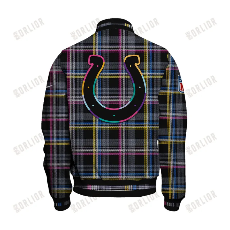 Cozy Varsity Jacket for Colts Fans
