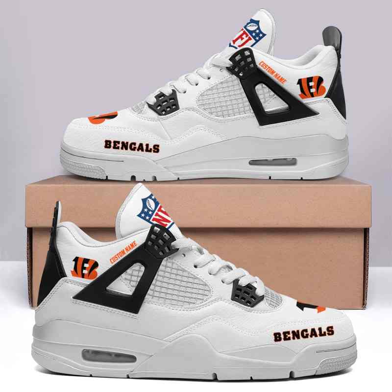 Cincinnati Bengals AJ4 Sneaker - Design Preview