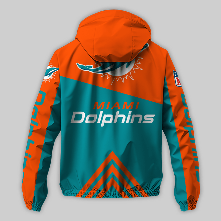 Miami Dolphins Outdoor Jacket Details