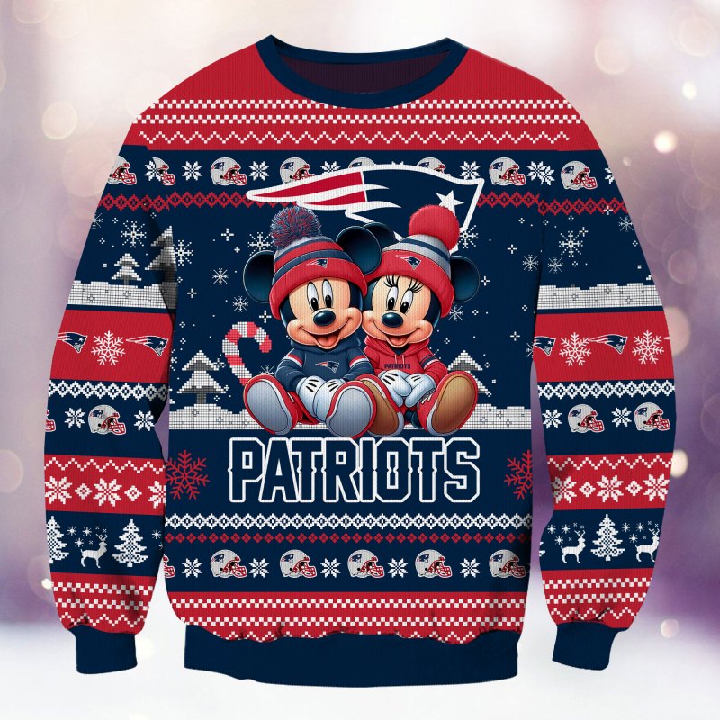 New England Patriots Ugly Christmas Sweater