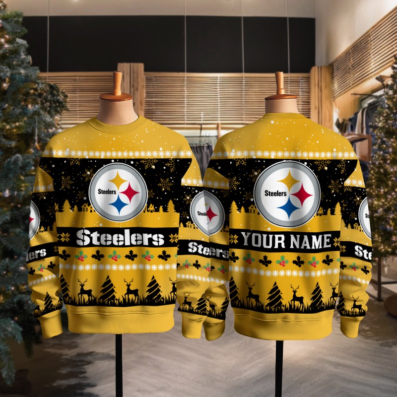 Pittsburgh Steelers Ugly Christmas Sweater Full