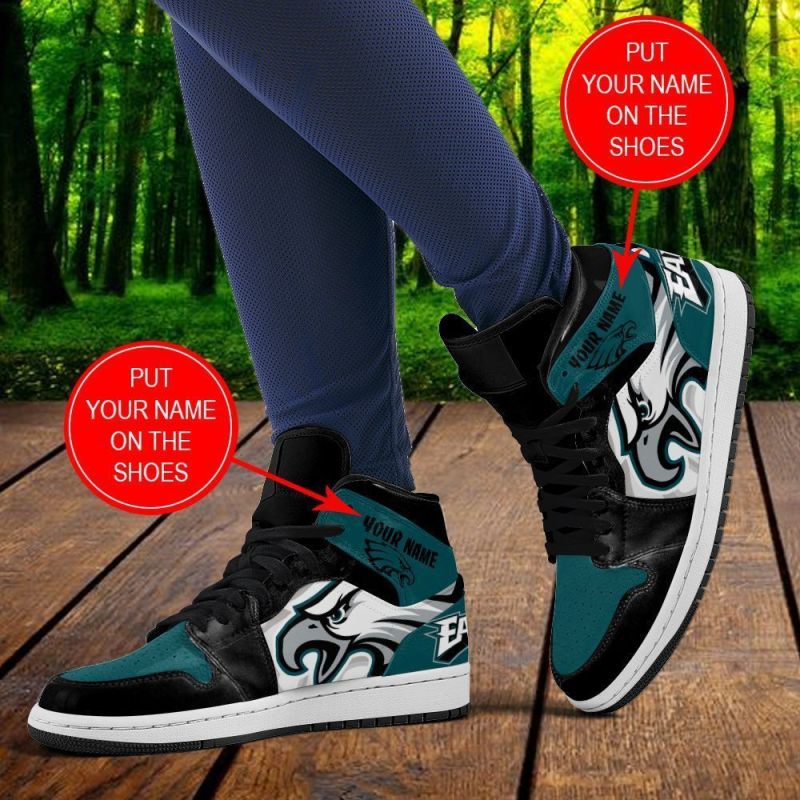 Philadelphia Eagles Personalized Jshoes Back