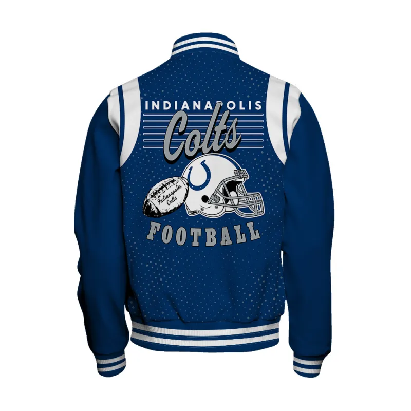 Indianapolis Colts Varsity Jacket Details