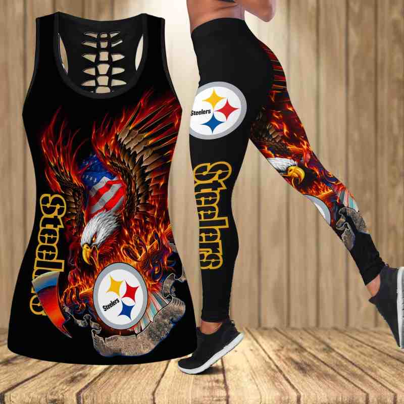 Pittsburgh Steelers Combo Tank Top and Leggings
