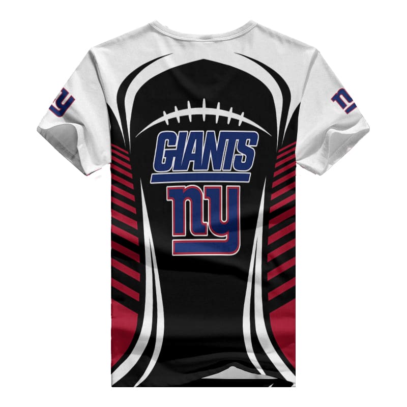 New York Giants V-neck Women T-shirt
