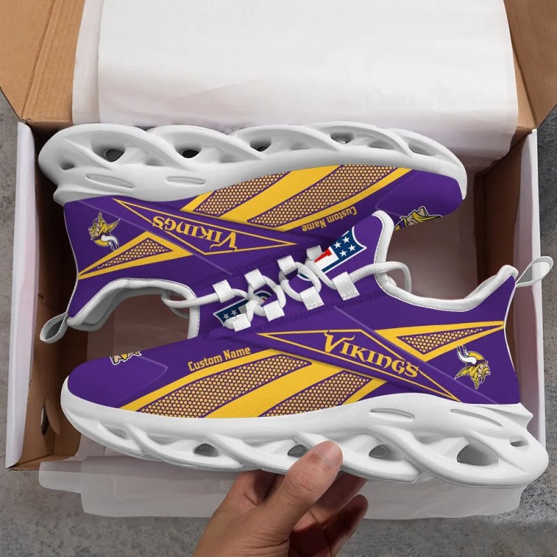 Minnesota Vikings Yezy Running Sneakers