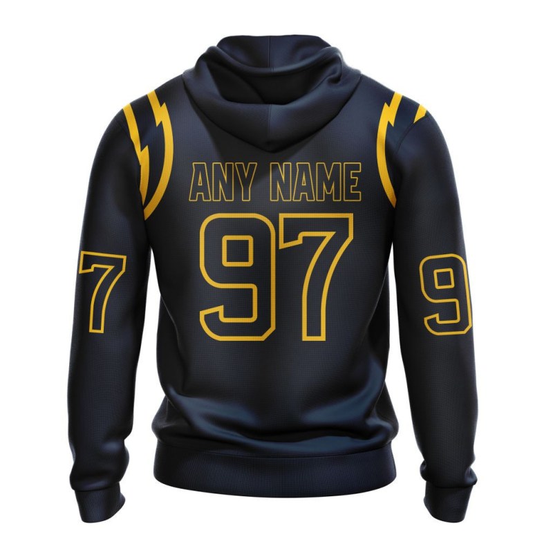 Los Angeles Chargers Hoodie Close Up