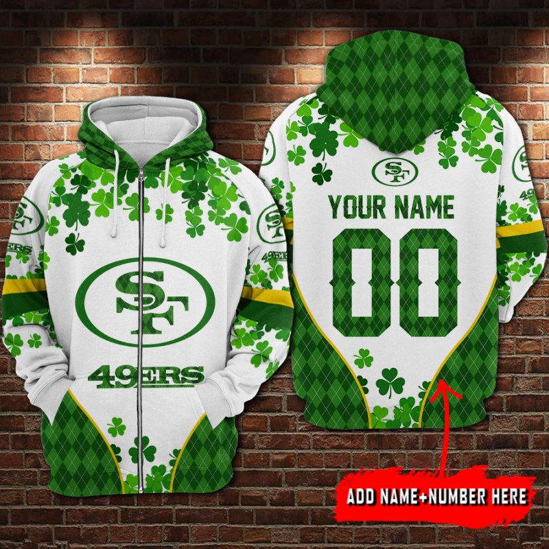 San Francisco 49ers Hoodie Zip Version