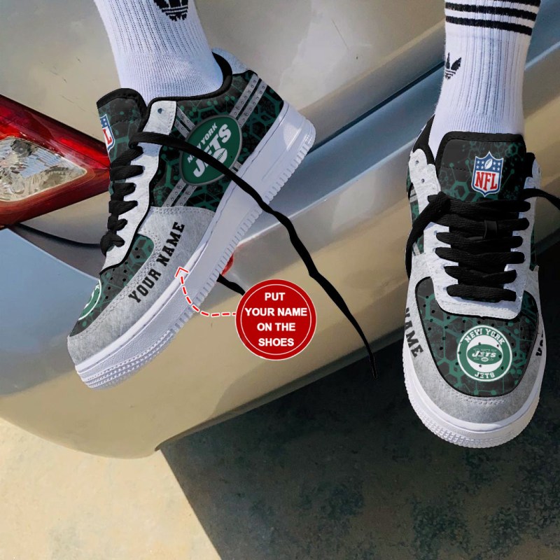 New York Jets Personalized AF1 Shoes