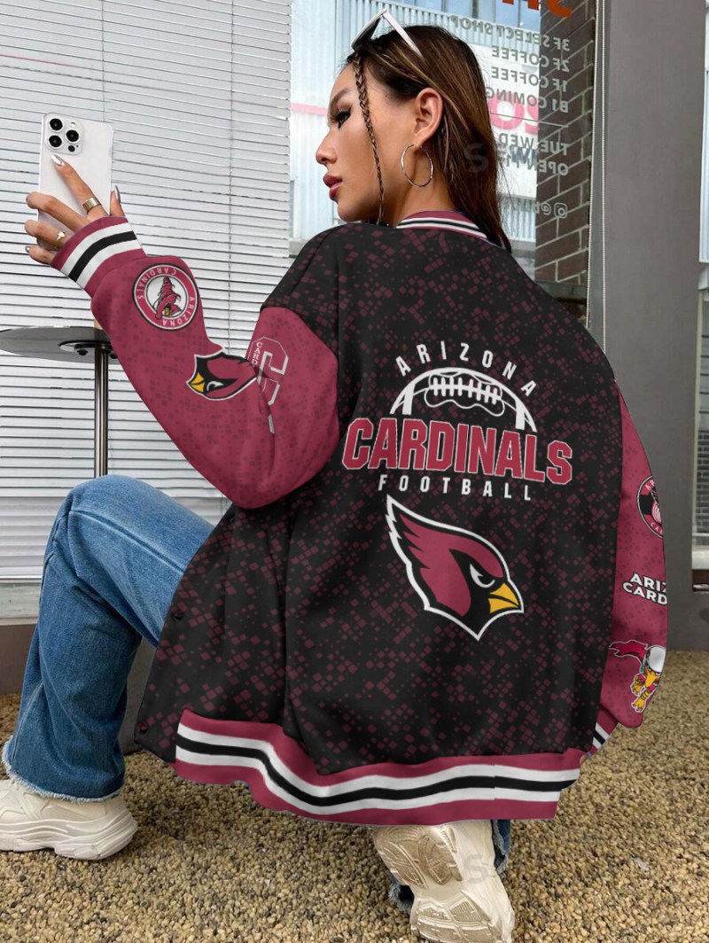 Arizona Cardinals Varsity Jacket - Back View
