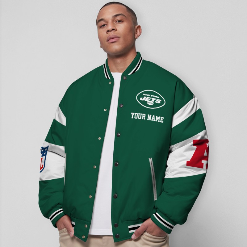 New York Jets Varsity Jacket Image 5
