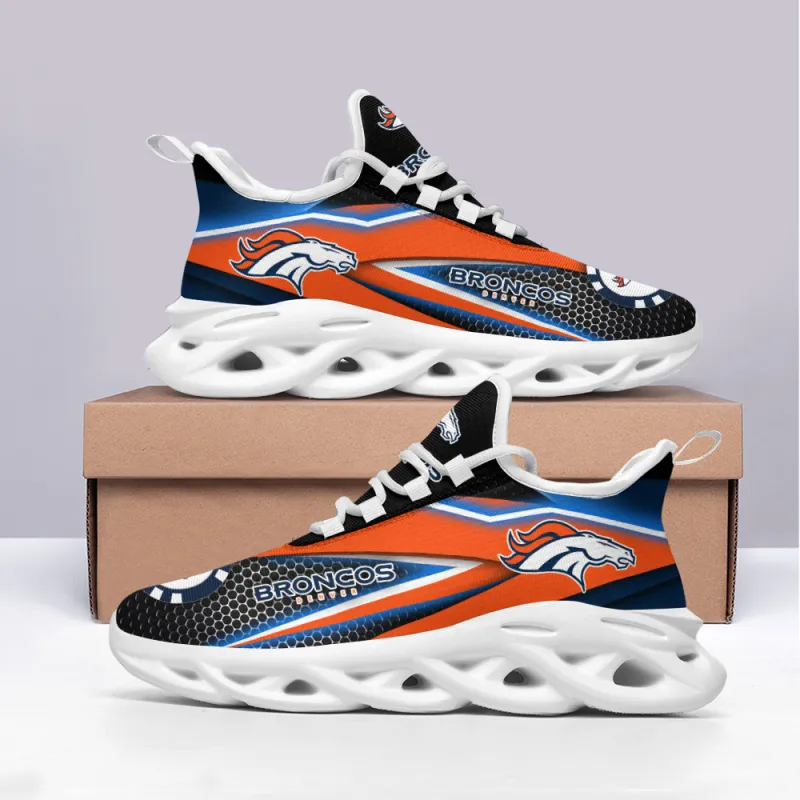 Denver Broncos Yezy Running Sneakers Front View